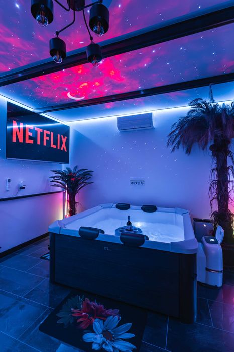 Domek Apartament Dwupokojowy LOVE SPA JAUCUZZI w pokoju na wyłączność