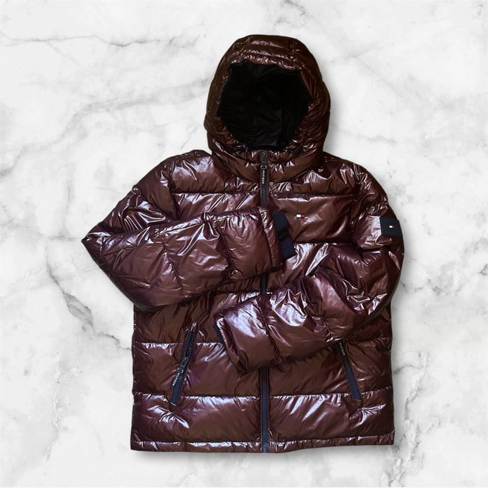 -40% XL 50 52 Tommy Hilfiger пуховик парка куртка червона красная л