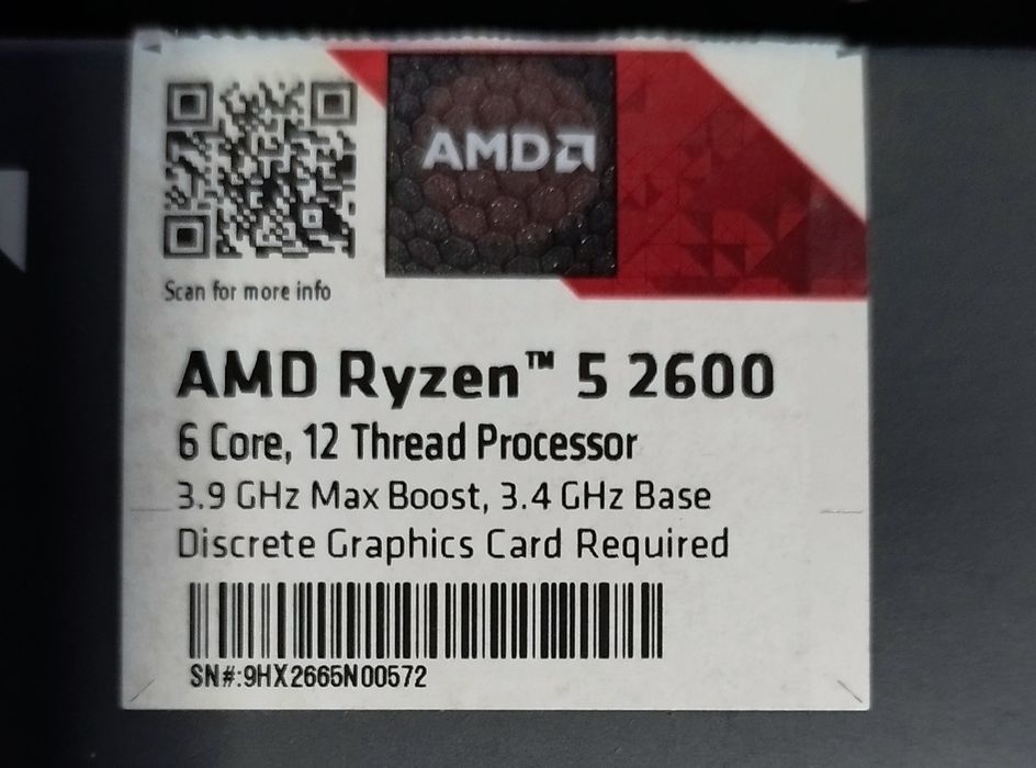 Ryzen 5 2600 + 16 GB RAM (2×8 GB) RGB, bundle64751452773633121