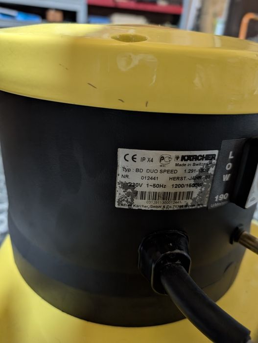 Karcher  Duo Sped , полотер дисковий, Кершер, зроблено в  Швейцарії,