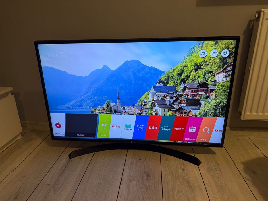 Telewizor LG 43 cale Smart tv,WiFi,DVB-T2,4K sprawny z pilotem !!!
