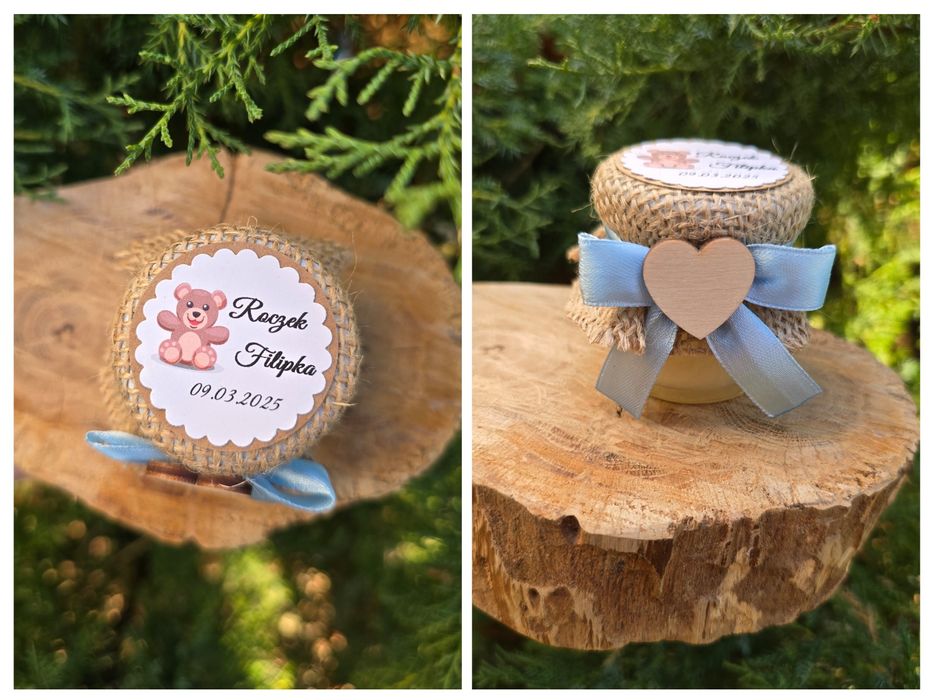 Podziękowania dla gości, prezent, miód,  40,80,130 ml