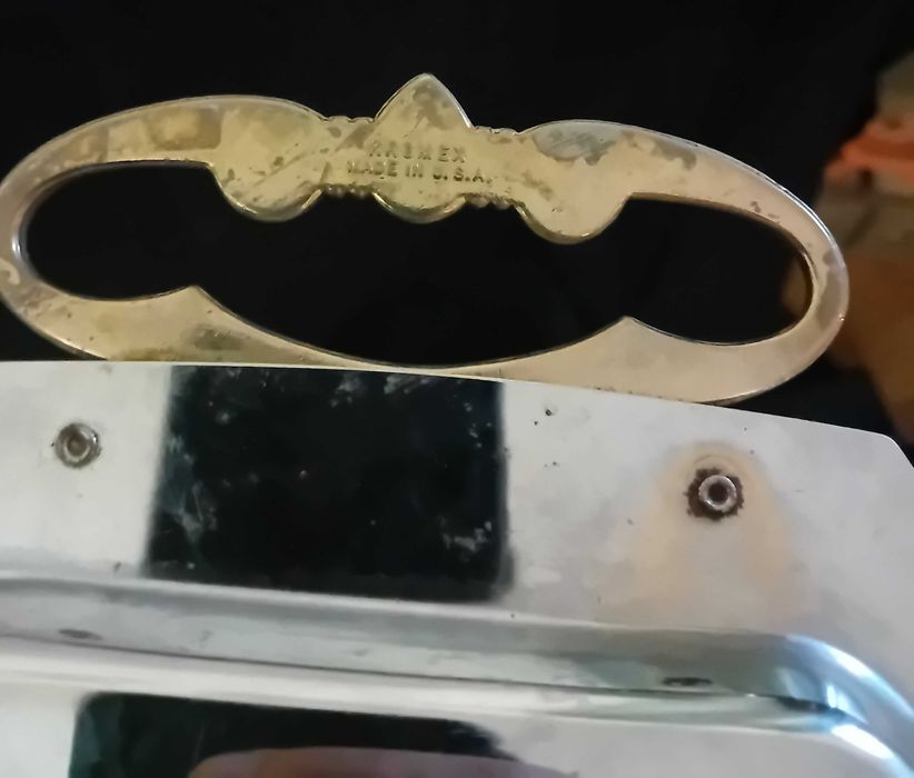 Bandeja de servir de meados do século 1950-60 da Kromex