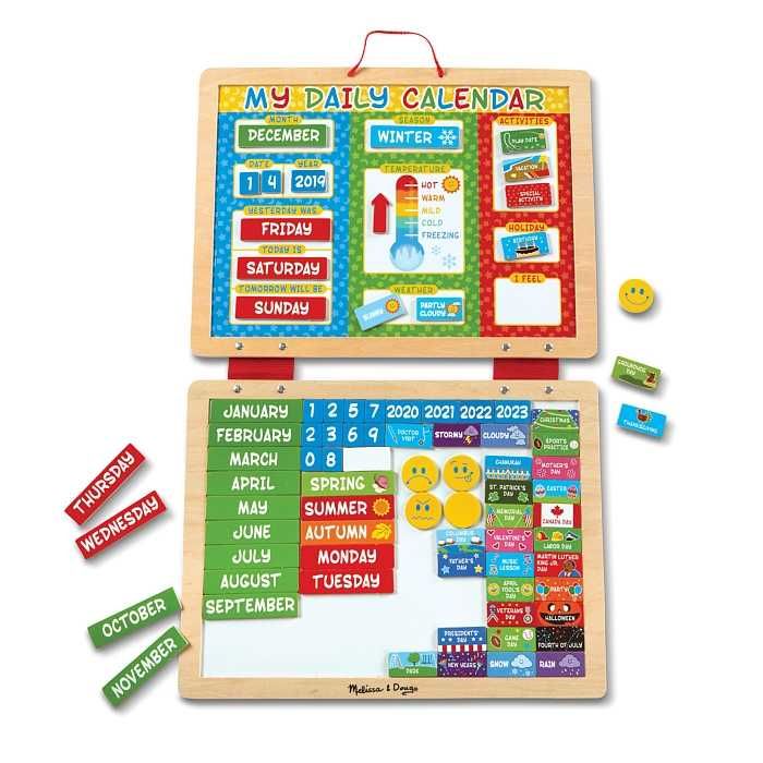 Магнітний календар Melissa & Doug щоденний календар погоди