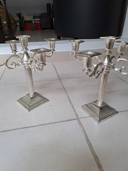 Grandes candelabros de 5 velas!
