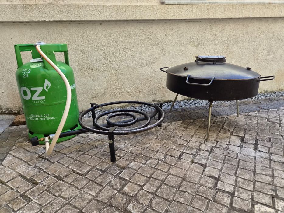 Conjunto Profissional para Paella e Cozinha em Grande Quantidade – 800 € negociáveis