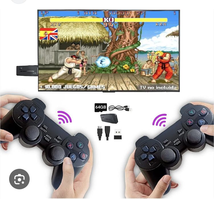 Consola com 10mil jogos retro