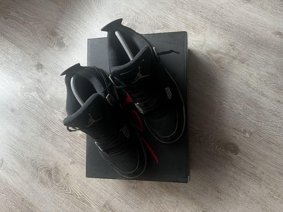 Jordan 4 Black Canvas