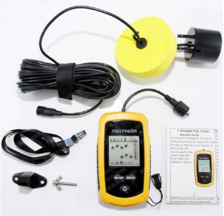 Эхолот Fish Finder для берега и лодки отражение рыбы и рельефа дна