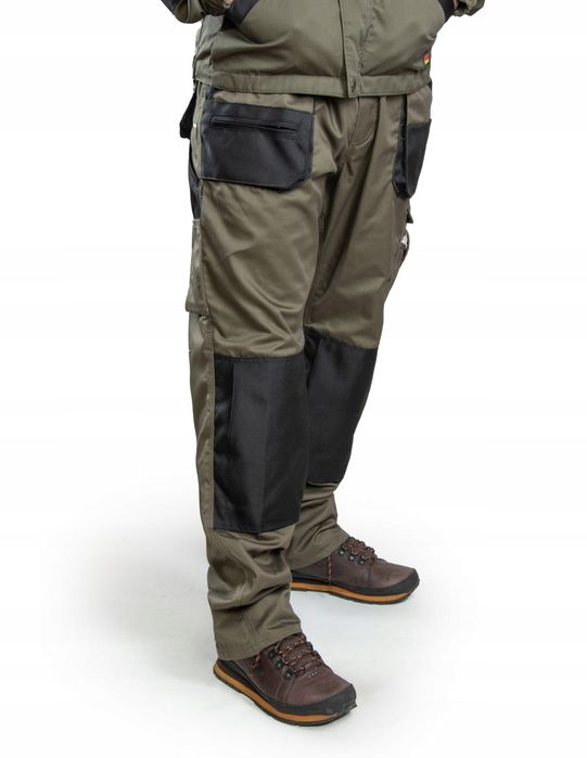Spodnie Robocze Długie Brixton Apsp R. 46 Khaki Odpinane Nogawki