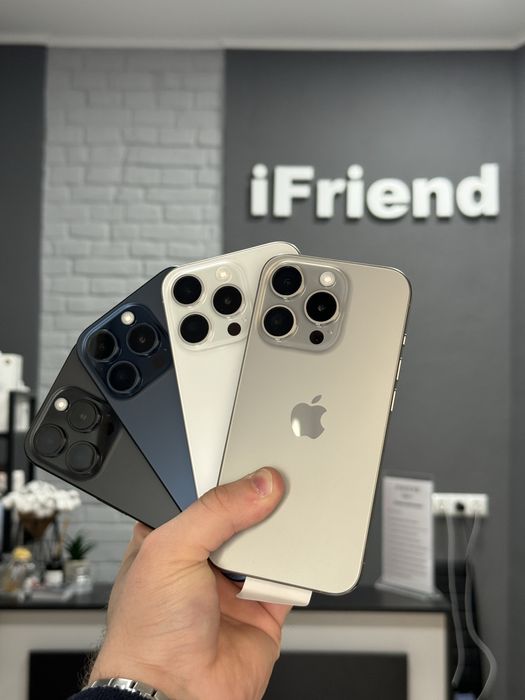 iphone 15 pro 128/256gb black/natural/white/blue