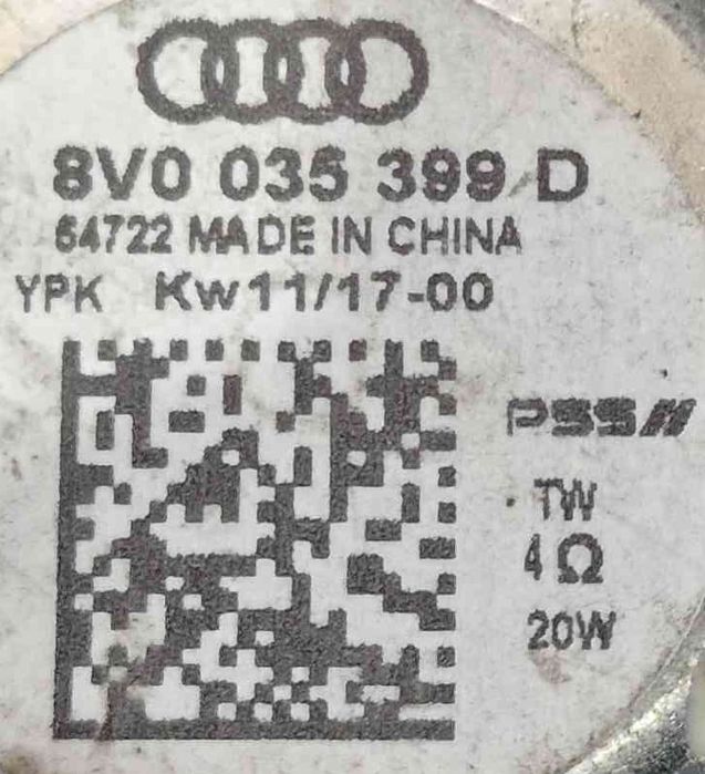 Altifalante 8V0035399D - AUDI A3