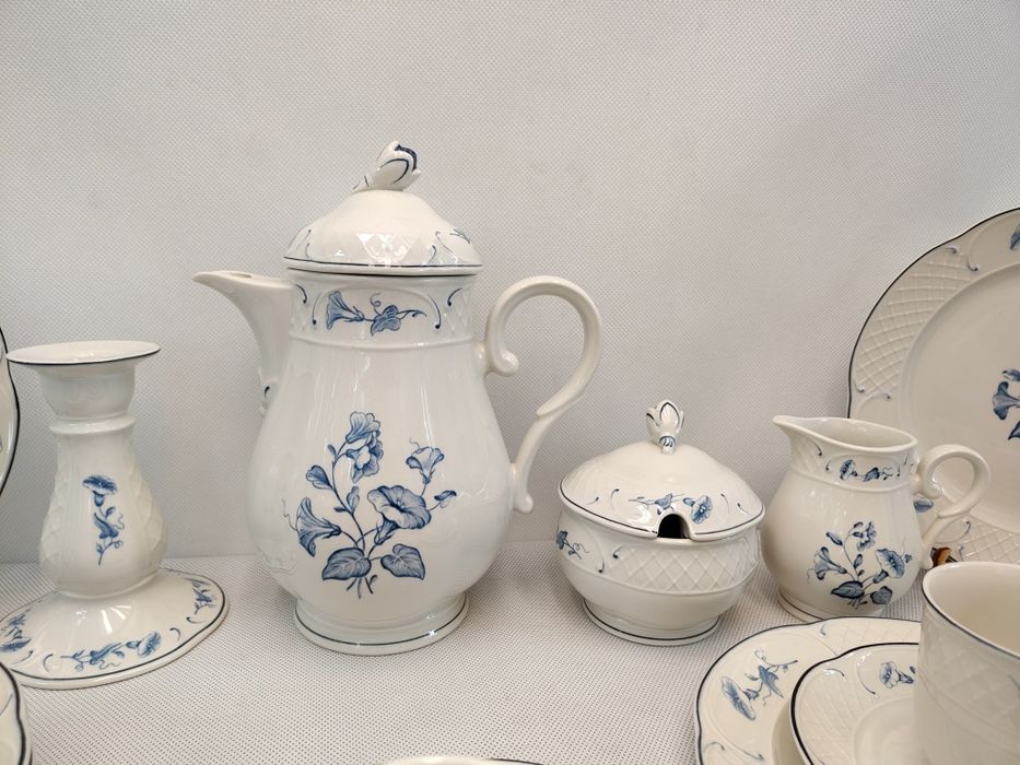 Serwis kawowy Villeroy & Boch. Val Bleu. 10 osób!!!