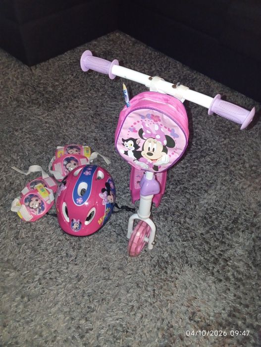 Trotinete Minnie com Proteções