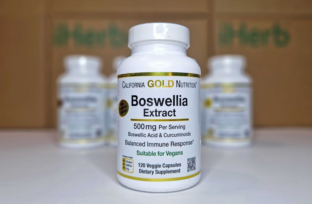 Босвелія та куркумін для суглобів California GN, 120шт. Boswellia.