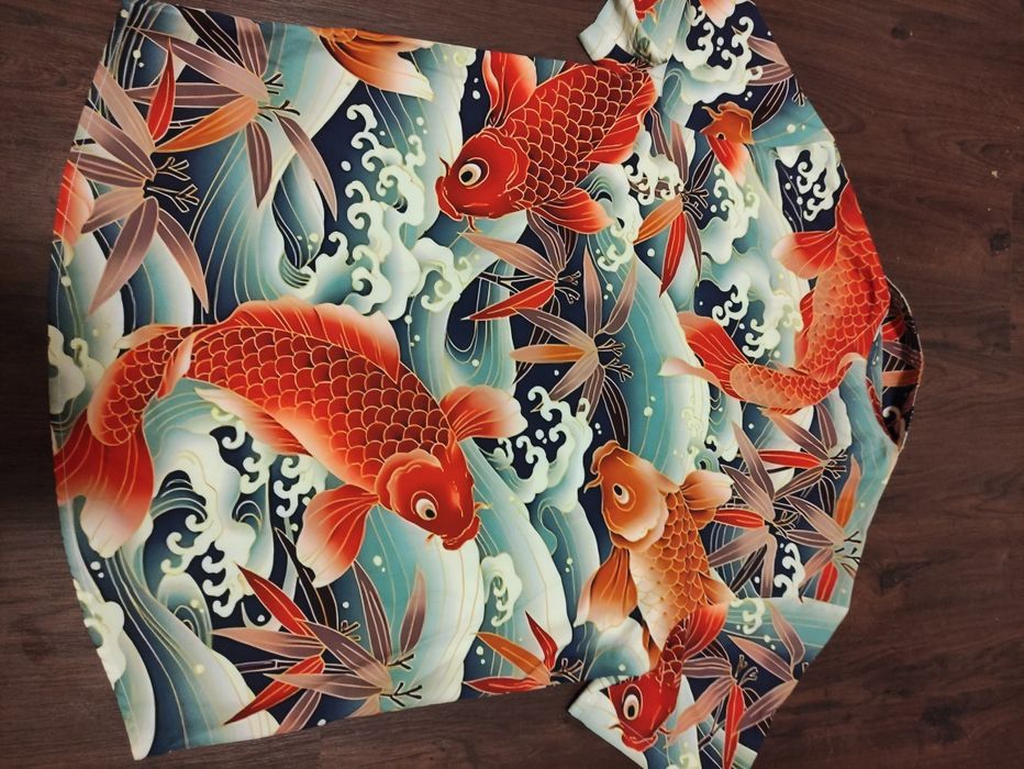 Сорочка гавайська японський мотив укійо-е короп  р.М