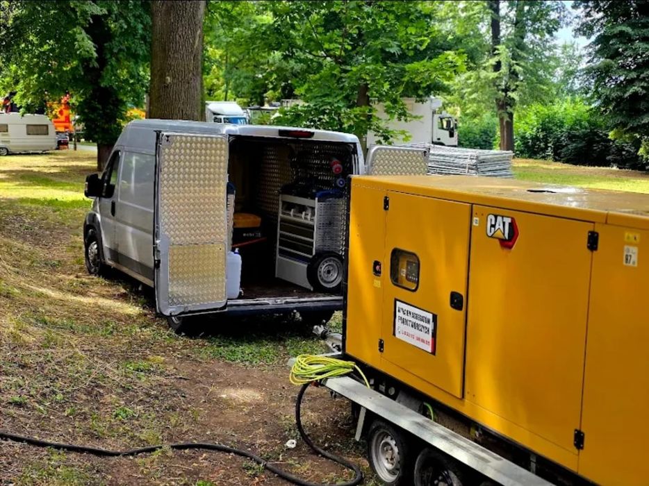 Agregaty 16 kW - 2 MW na imprezy firmowe i targi 24/7