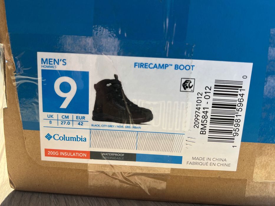 Зимові трекінгові черевики/ботінки Columbia Fitecamp 2