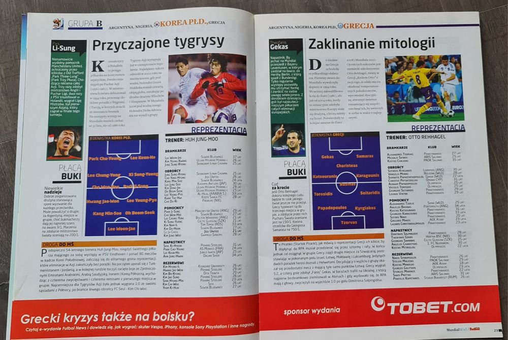 Gazeta Futbol Mundial News MŚ RPA 2010