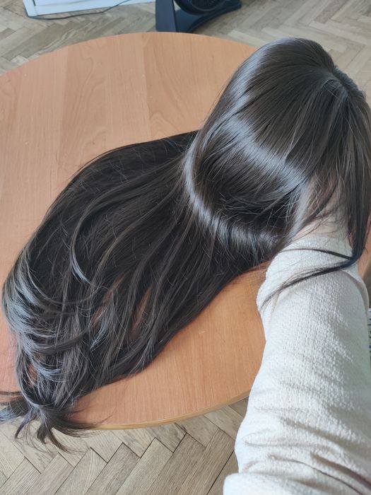 Peruka brunetka długie