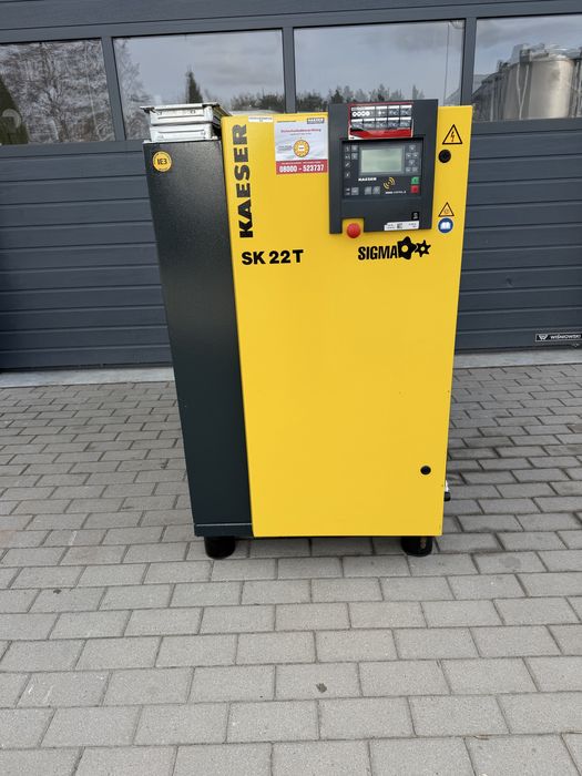 Kompresor śrubowy Kaeser SK 22T 11KW 2000L/min + osuszac powietrza
