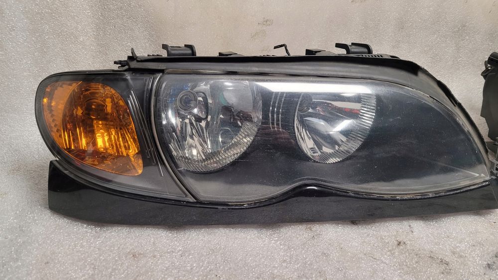 lampa przednia bmw 3 e46 lift komplet europa oryginalne zkw dem0ntaż