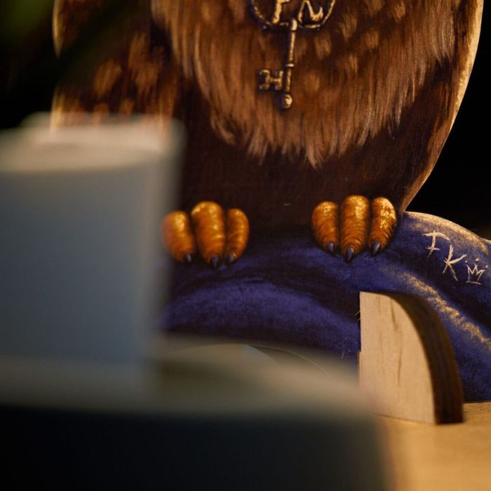 Дерев‘яний світильник Мудрий філін