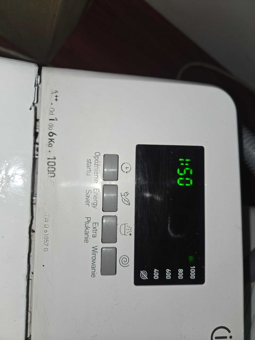 Pralka Indesit 40cm Wsad 1-6 kg 1000 obr. Waga Klasa A 2 plus. PL Menu. Gwarancja! Po serwisie.Tanio