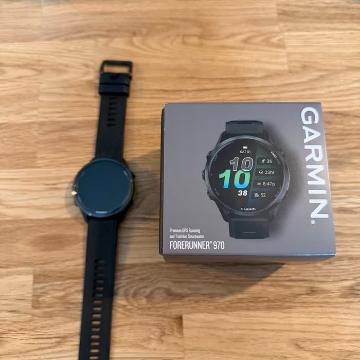 Garmin Forerunner 970 schwarz mit OVP und Rechnung