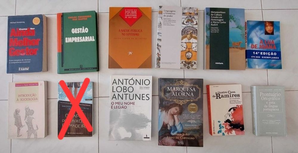 Vários livros de diversos autores