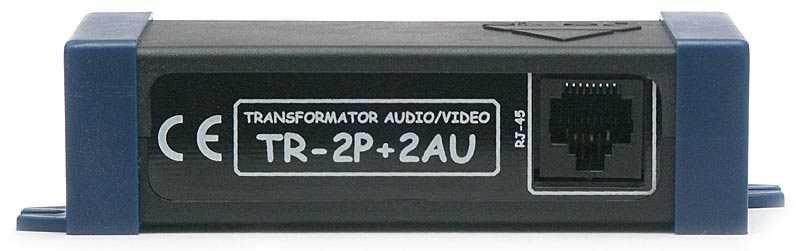 Transformator audio - video TR-2P+2AU na skrętkę UTP