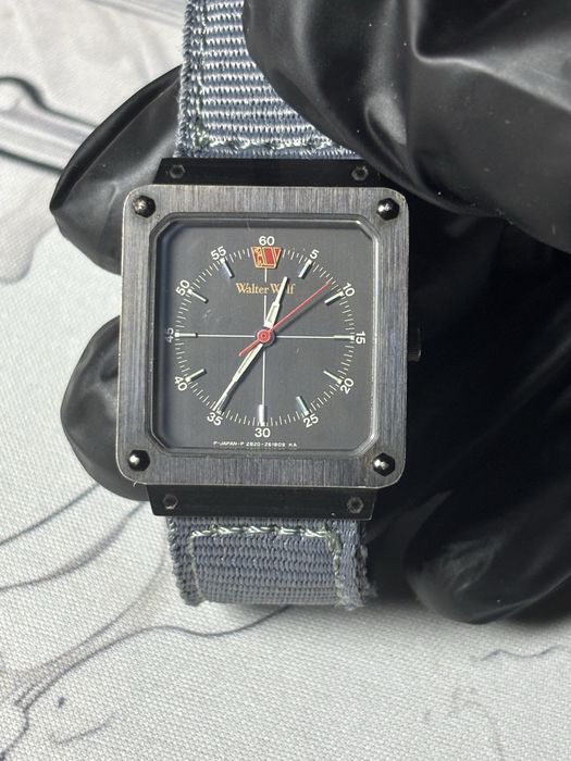 Рідкісний вінтажний Citizen Walter Wolf F1 Racing (1970-80s)