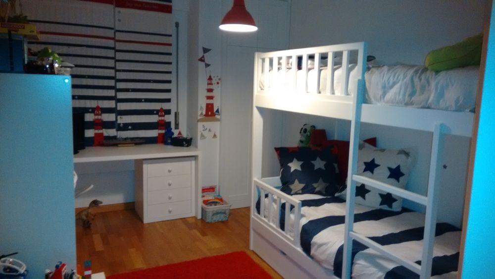 Beliche - 2 camas e gavetão