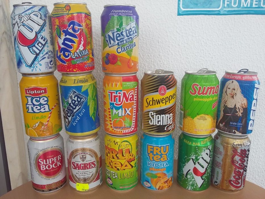 Latas de colecção