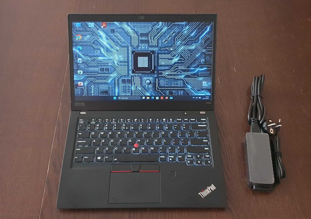 Ultraslim Metalowy Lenovo ThinkPad T490s intel Core i7 16GB 256GB OFFICE 2024, bateria 100% pojemności, jak nowy