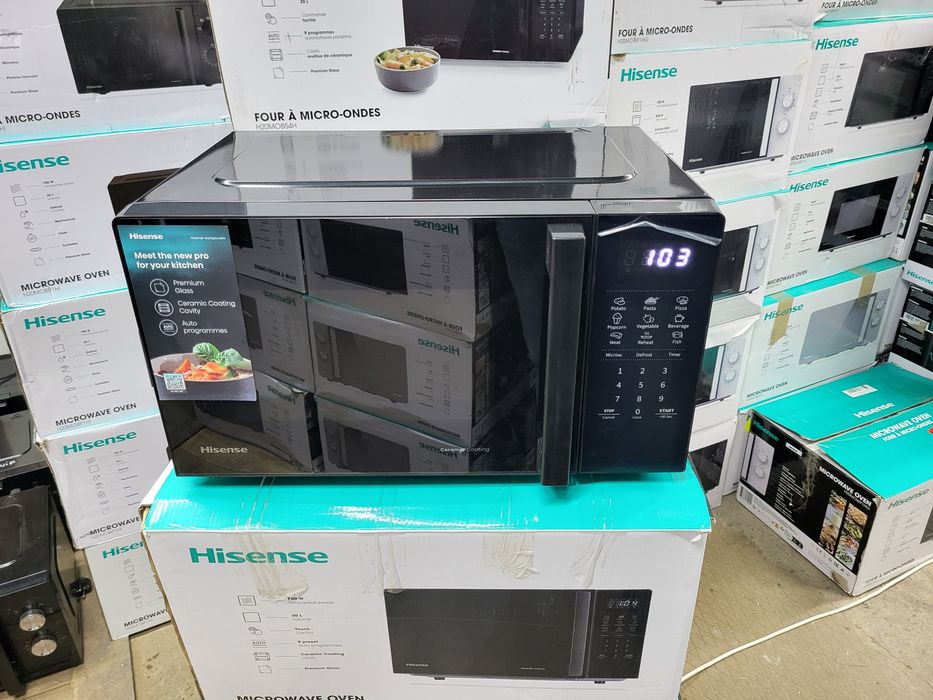 Мікрохвильова піч Hisense H20MOBS4H кераміка 20л