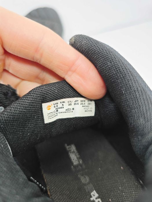 Timberland Sprint Trekker buty czarne skórzane 38