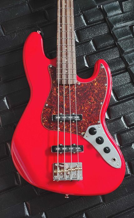 Бас гітара Harley Benton JB-62CC DR червона