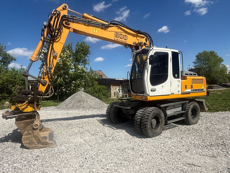 Liebherr A900C  Liebhher A900C Rototilt Engcon Szczypce