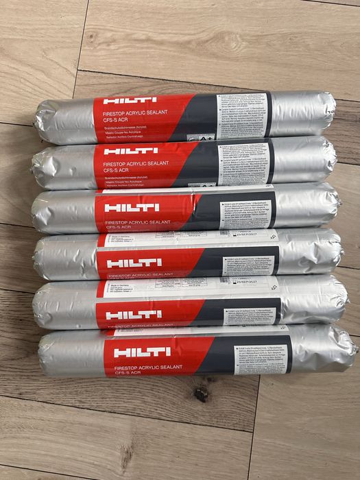 Ochronna akrylowa masa uszczelniająca Hilti przeciwopżarowa 6sztuk