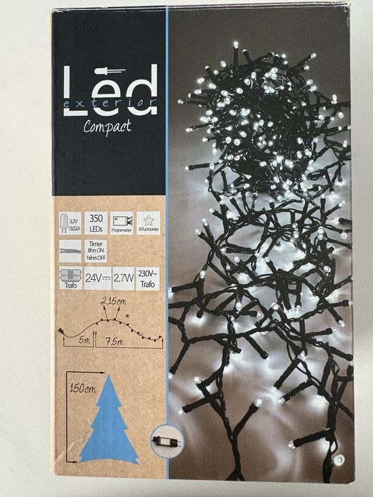 Luz árvore natal