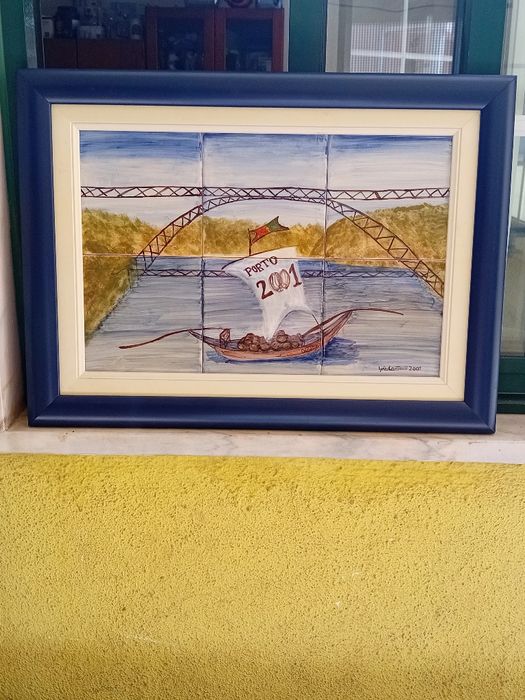 Quadro ponte do porto