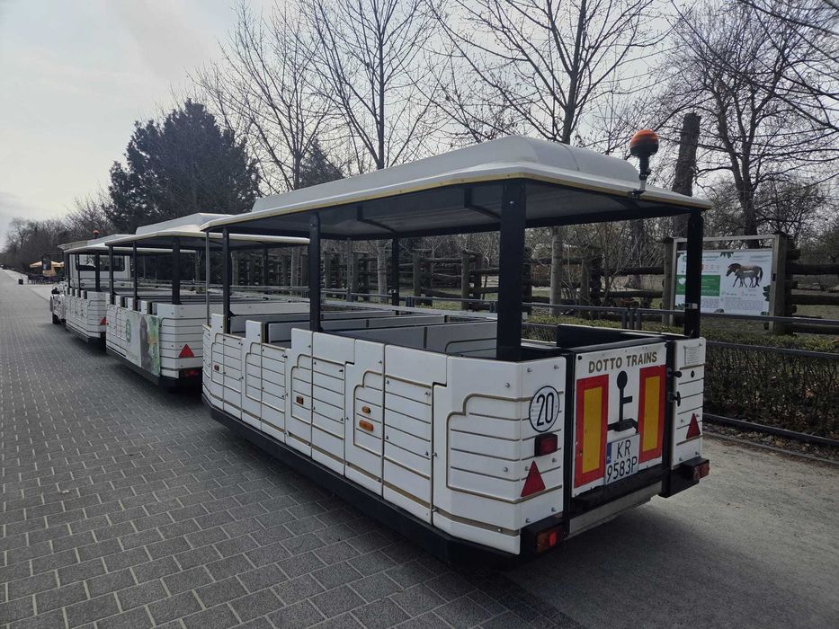 Kolejka elektryczna z 3 wagonikami