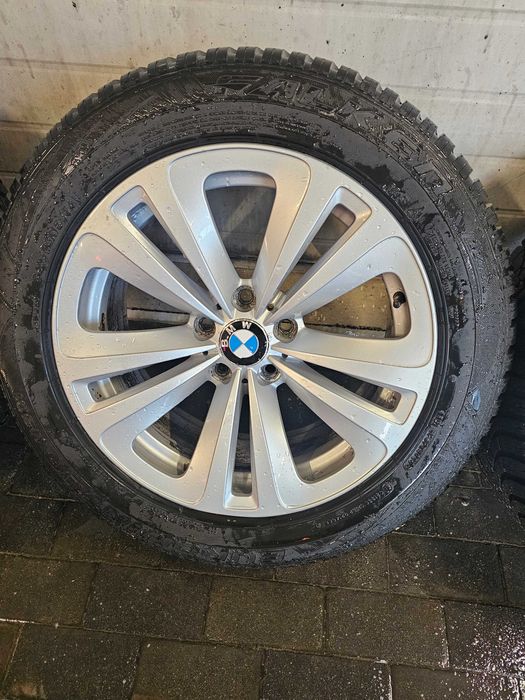 Alufelgi Felgi Aluminiowe Komplet Oryginał BMW F01 5X120 R18 18 Opony