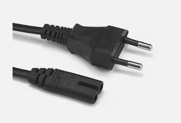 Cabo de Alimentação Europlug (CEE 7/16) para IEC 60320 C7.