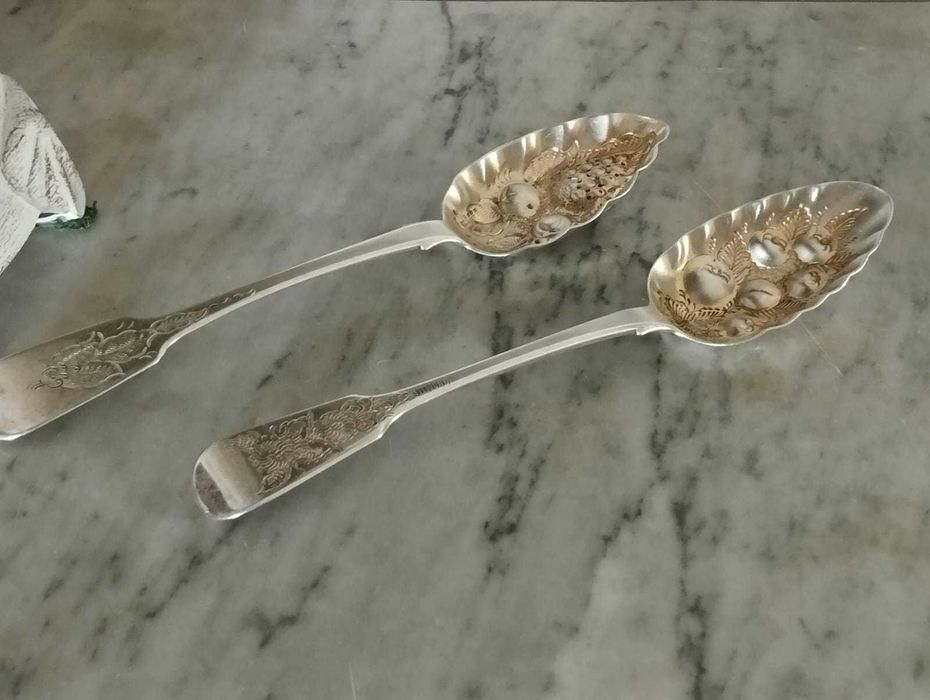 Colheres de Prata Antigas