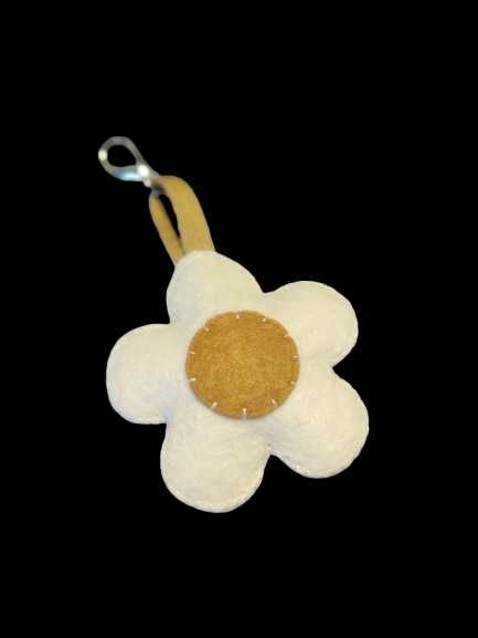 Flores de Feltro em Várias Cores - Para Mochilas, Bolsas e Muito Mais