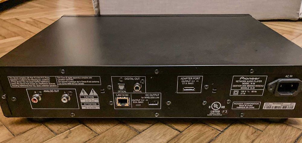 Мережевий аудіоплеєр, стриммер PIONEER N-30 Elite, ЦАП (AKM AK4480)