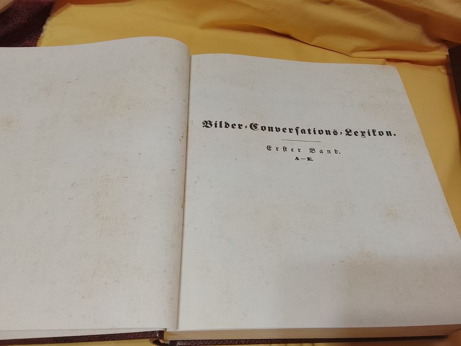 Энциклопедический иллюстрированный словарь 1838 года. Brockhaus