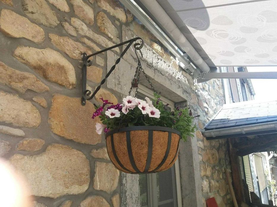 Zestaw 3 doniczki kokos wiszące kosze na kwiaty doniczka na łańcuchu